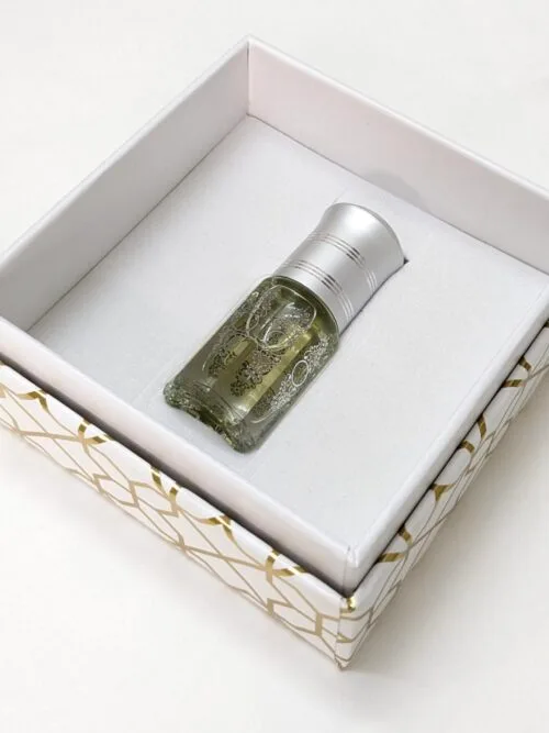 Luxury Perfume gift packaging with 3ml oil perfume bottle