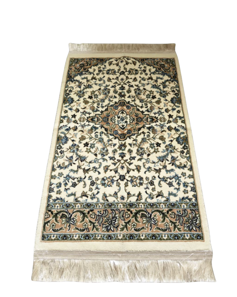 سجادة مستوحى من الحرمين بيج Alrawda prayer rug 8mm