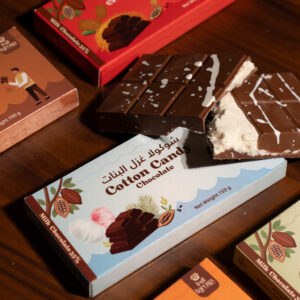 شوكلا بحشوة غزل البنات Dubai Chocolate from La Rosa