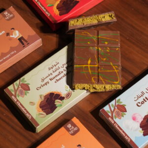 شوكلا بحشوة كنافة وفستق Dubai Chocolate from La Rosa
