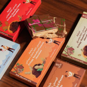 شوكلا بحشوة كنافة وفول سوداني Dubai Chocolate from La Rosa