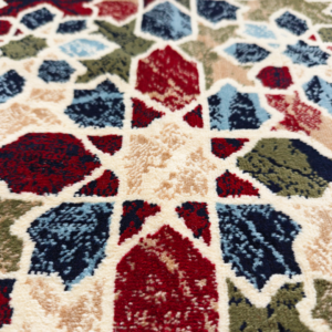 Islamic geometric pattern rug