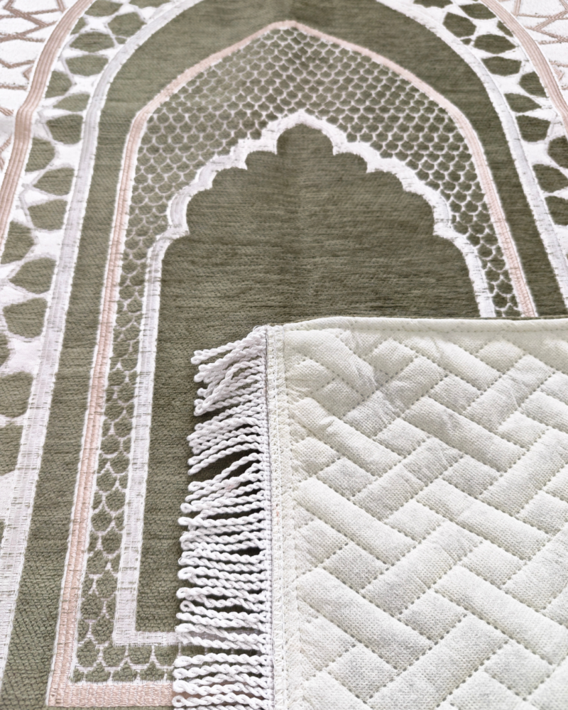 Chanel quilted mihrab rug