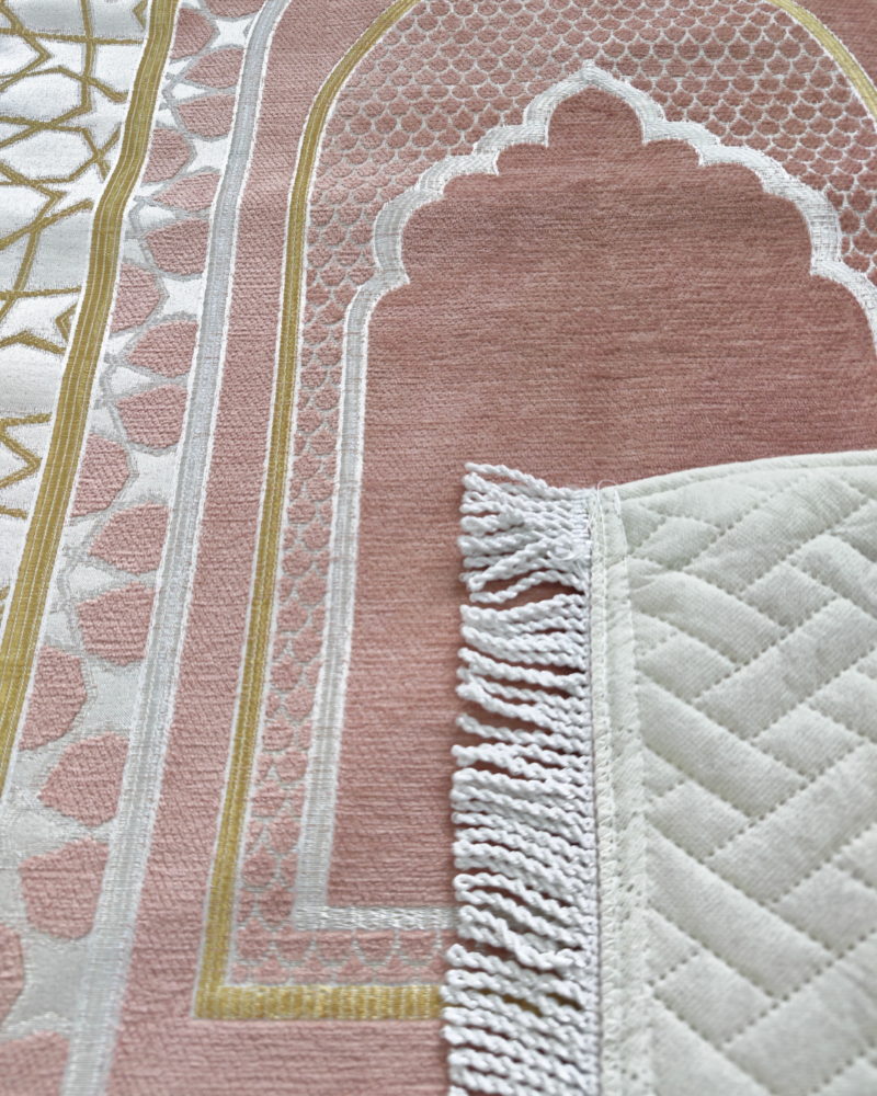 Chanel quilted mihrab rug