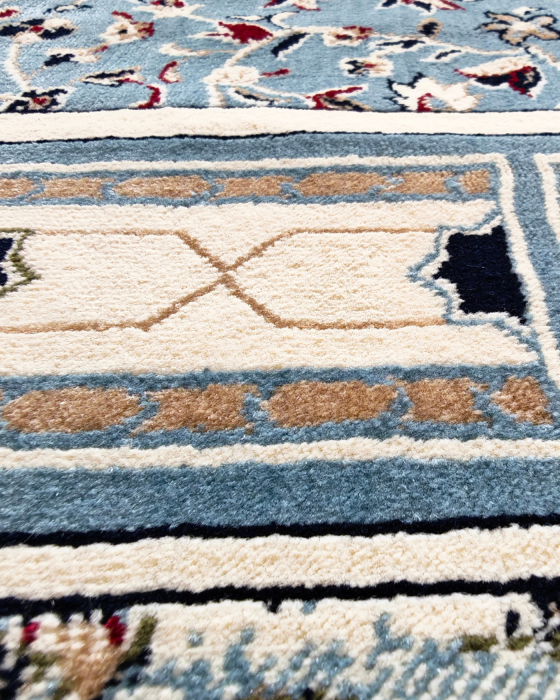 Rawdah carpet (mihrab) sky blue