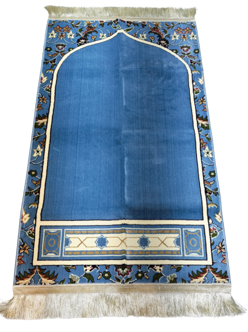 Prayer rug in front of the Grand Mosque in Makkah