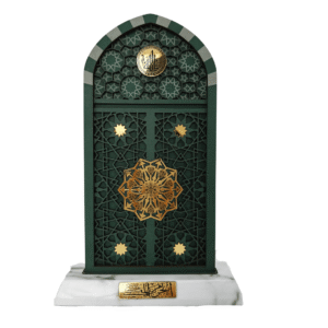 Model of the gate of the Grand Mosque in Mecca