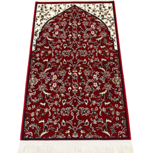 Alrawda prayer rug, (red color), thick, 4mm