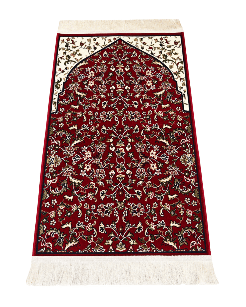 Alrawda prayer rug, (red color), thick, 4mm