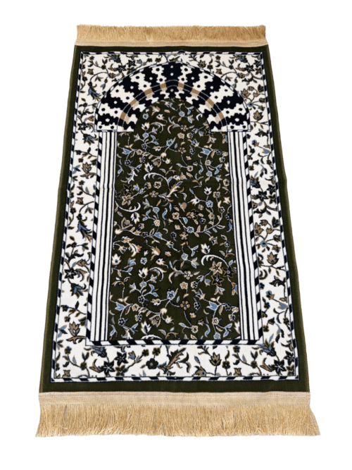 Alrawda prayer rug, (green color), thick, 4mm