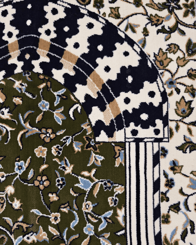 Alrawda prayer rug, (green color), thick, 4mm