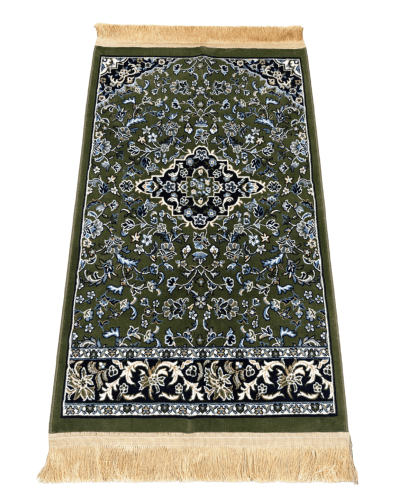 Alrawda prayer rug (green color) Very thick 8mm