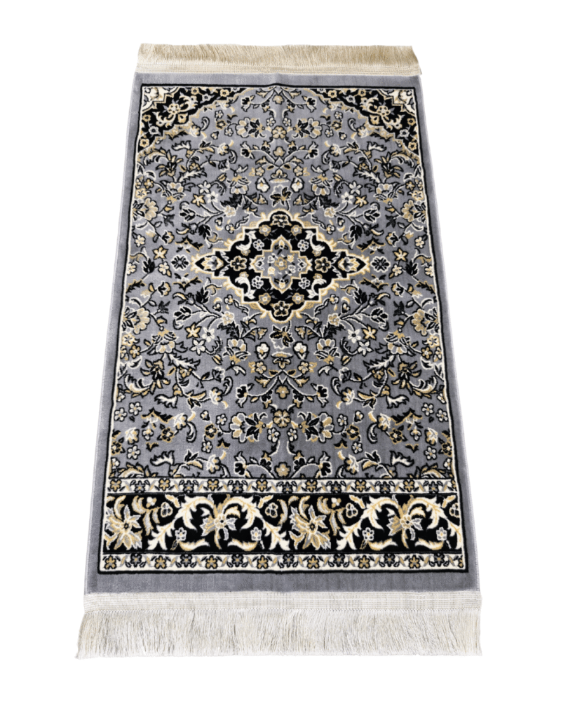 سجادة قباء رمادي سميكة جدا 8مم Alrawda prayer rug (Gray color) Very thick 8mm