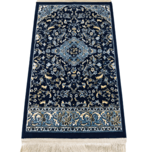 Alrawda prayer rug (navy blue color) Very thick 8mm