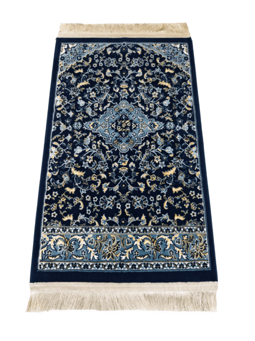 Alrawda prayer rug (navy blue color) Very thick 8mm
