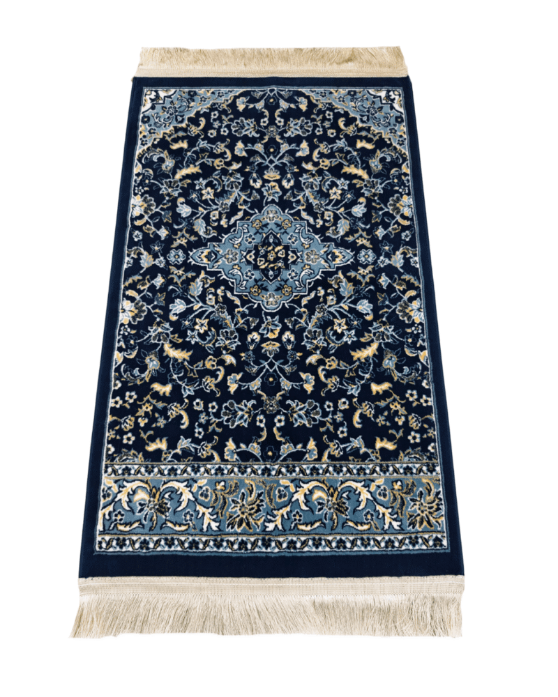 Alrawda prayer rug (navy blue color) Very thick 8mm